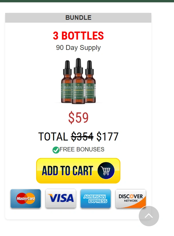 Cucu Drops - 3 Bottle